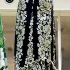 フラダンス衣装ハワイアンドレスムームーフラドレスワンピースの画像