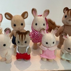 シルバニアファミリー　16人の画像