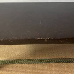 差し上げます。古い木製座卓 W1040 × L740 × H325mmの画像