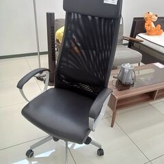 ★ジモティ割あり★ IKEA オフィスチェア ブラック H129～140×D60×W62 クリーニング済み HJ1506