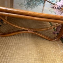 ガラステーブル 座卓 の画像