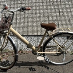 27インチ中古自転車※後輪タイヤ新品に交換済み※