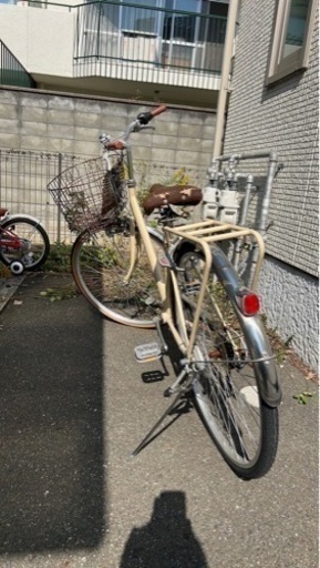 27インチ中古自転車※後輪タイヤ新品に交換済み※