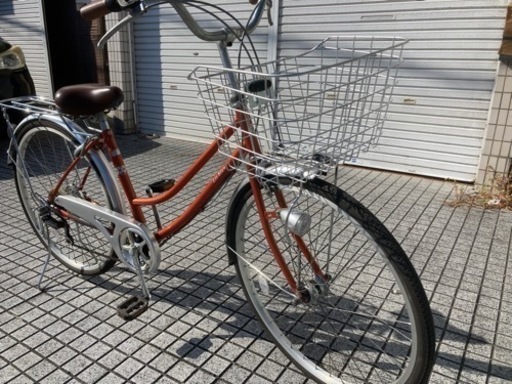 【26インチ自転車】6段変速　LEDオートライト付　美品❗️若林自転車　膳所店　SALE中❗️