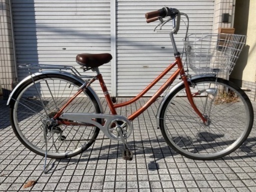 【26インチ自転車】6段変速　LEDオートライト付　美品❗️若林自転車　膳所店　SALE中❗️