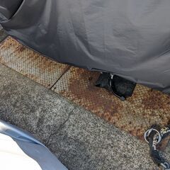 バイク盗難防止鉄板