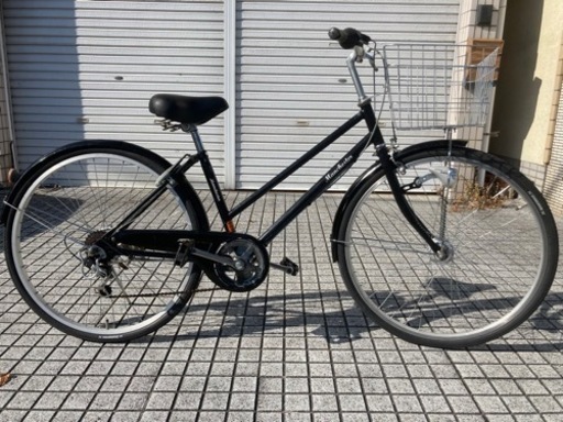 【26インチ自転車】6段変速　LEDオートライト付　前後ブリヂストン製新品タイヤ❗️カゴ新品❗️若林自転車　膳所店　SALE中❗️