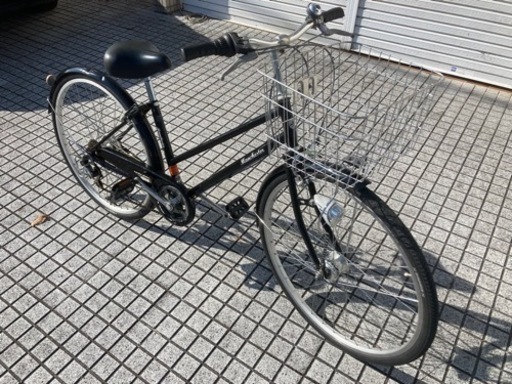 【26インチ自転車】6段変速　LEDオートライト付　前後ブリヂストン製新品タイヤ❗️カゴ新品❗️若林自転車　膳所店　SALE中❗️