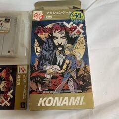 KONAMI 悪魔城ドラキュラxx アクションゲーム　箱　説明書　付きの画像