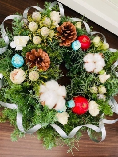 卓上リースアレンジクリスマス