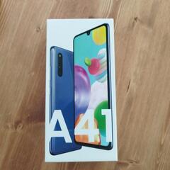 新品 Galaxy A41 SC-41A ブルー 64GB au