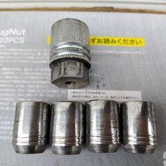 ホイールロックナットM12 ネジピッチ1.25　盗難防止ホイールナット 日産　スズキ　スバル等の画像