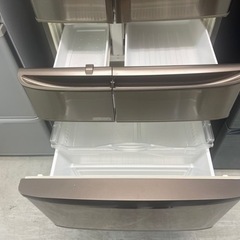 リサイクルサービス八光】2008年製 ナショナル 冷蔵庫（406L・フレンチ