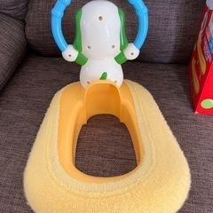 【お話中】ワンワンの補助便座　外箱➕別売りカバー付き　美品の画像