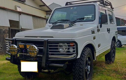 H8ジムニーJA22W 5MTリビルトエンジン後73,000㎞ カスタム多数 かなりお金かかってます