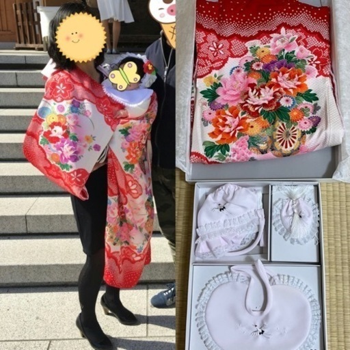 お宮参り　女の子　着物　ワノアール　美品