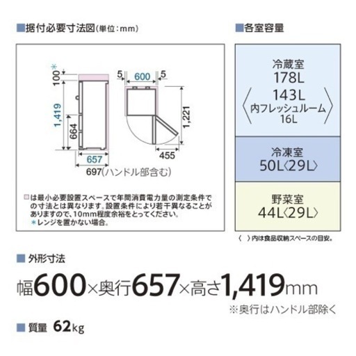 【引き取り者様決まりました】アクア　冷蔵庫【床の傷防止シート付き】