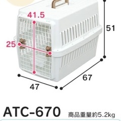 クレート    キャリーケースの画像