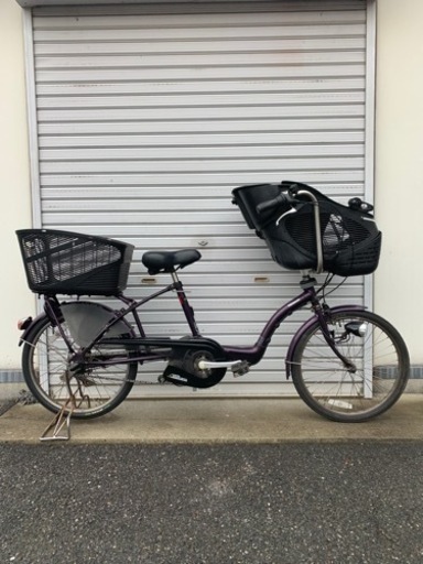 バッテリー新品‼︎  ☆前後タイヤ良品☆   20型　3人乗り対応電動自転車　防犯登録料込価格︎‼︎