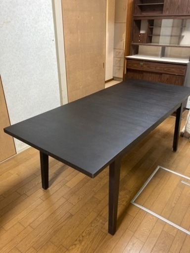 美品‼︎  伸縮伸長式　木製　ダイニングテーブル　