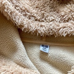モコモコアウター　140 UNIQLOの画像