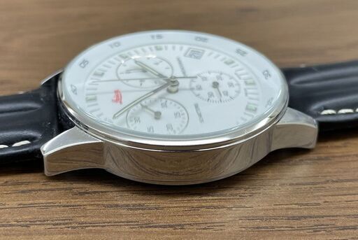 希少 Leica クロノグラフ 腕時計 ケース付き クオーツ ライカ