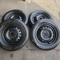 商談が成立しました🙆広島　軽自動車用　155 65 14 スタッドレスタイヤ　ホイール付き　4本セット