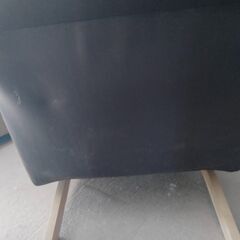 無印良品の木製リクライニングソファーの画像