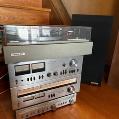 昭和レトロ、パイオニアステレオセット 昭和レトロ、パイオニアステレオセット - メルカリ