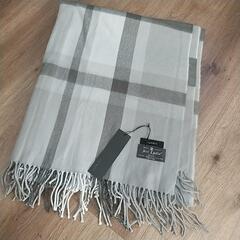 新品未使用品 大判ショール グレー