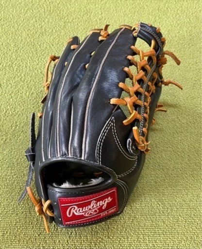 ローリングス 硬式 グローブ 外野用 美品 片付け済み