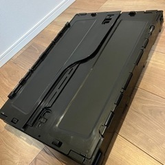 キャプテンスタッグ折りたたみコンテナ FDコンテナ ロックフタ付き 【容量51.3L】の画像