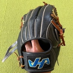 ハタケヤマ　硬式　グローブ　外野用　美品　湯揉み片付け済み