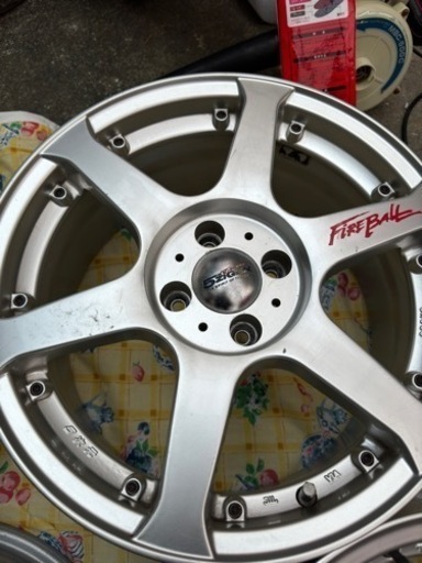 5ZIGEN FiREBALL  PCD100 4穴 16インチ7j ＋42