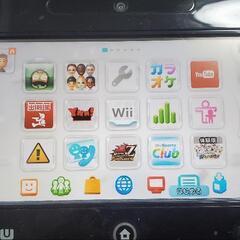 ニンテンドー Nintendo Wii U WII U プレミアム クロ ブラック 黒 セットの画像