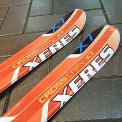 キズ多め XERES 120cm ジュニアスキー CROSS CARV X7 ビンディング付きスキー 札幌市東区 新道東店の画像