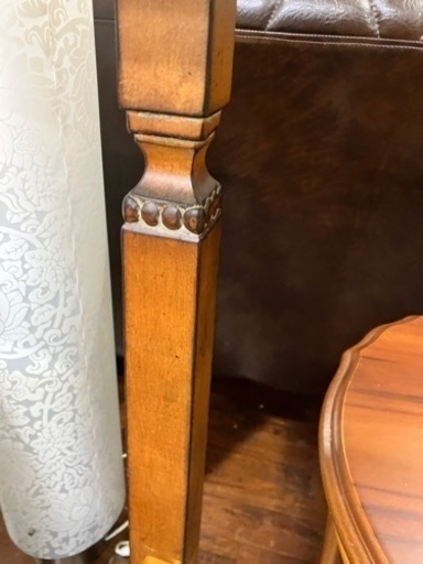 ⭐️人気⭐️ 花台 木製家具 オシャレデザイン！珍しい家具です✨ No.373