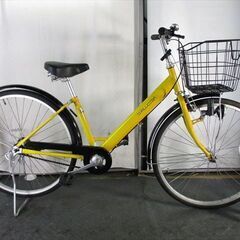 D174　★限定特価★ 中古自転車 【　26インチ　イエロー　シティ　 】
