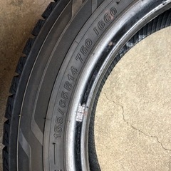 スタッドレスタイヤ 2本セット ヨコハマ ice GUARD ig60 155/65R14 2022年の画像