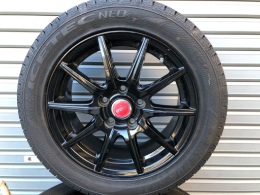 No.80スタッドレス205/55/16 5H PCD114.3 アルミ付4本セット