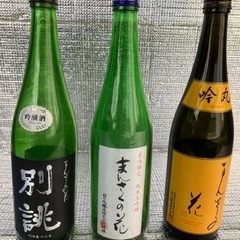 価格相談可能★【空瓶】まんさくの花３種３本(日の丸醸造（株）/秋田県横手市)720mlの画像