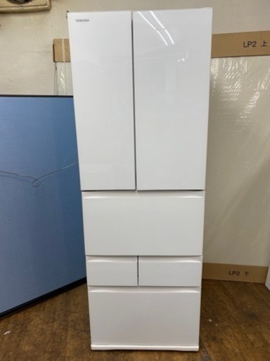 I353 ? ジモティー限定価格！ 2023年製の最新モデル♪ TOSHIBA 冷蔵庫 (462L) ⭐ 動作確認済 ⭐ クリーニング
