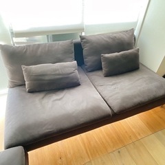 12/20限定　無料IKEA SÖDERHAMN ソーデルハムン 2人がけソファ　シングル2個の画像