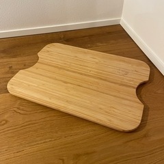 【未使用】IKEA イケア まな板 ロースコグ天板　HOGSMA/ホーグスマ 竹 34.8x24.0cm 10425611の画像