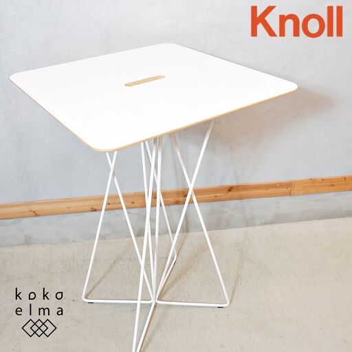 knoll(ノル/ノール) Rockwell Unscripted(ロックウェル アンスクリプト)オケージョナルテーブル。シンプルで無駄のないデザインの多目的ラウンジテーブル。カフェテーブルとしても♪DK426