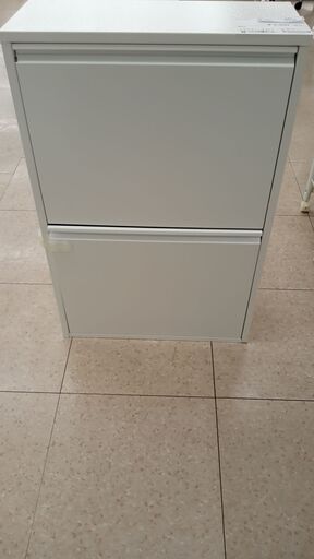 ★ジモティ割あり★  ダストボックス 白 H97×D60×W25.3 クリーニング済み TJ3148