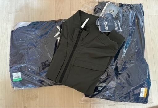 【シーズンオフの為値引き中】新品未使用　ジーベック 長袖ブルゾン3L 防水防寒パンツLL ３点セットCROSS ZONE 秋冬　作業着