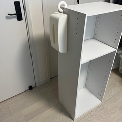ニトリ　カラーボックス　白の画像