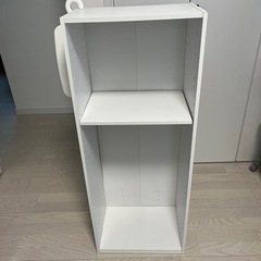 ニトリ　カラーボックス　白の画像