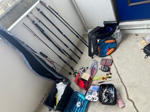 釣竿　まとめ売り。　今日取引する方一万五千円